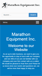 Mobile Screenshot of marathonequipmentus.com